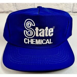 Vintage State Chemical Trucker Hat Snapback Adjustable Canvas Cap
